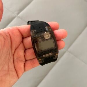 Nixon Black Transparent “The Comps” Lay Low  Digital Sports Watch